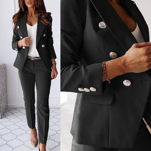Tailleur Élégant Avec Veste & Pantalon
