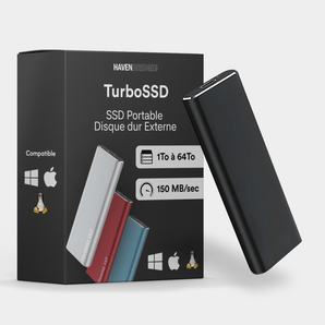 Disque dur Externe SSD 500Go à 64To - TurboSSD - Havenbridges - HAVENBRIDGES