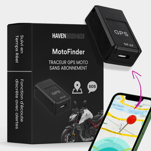 Havenbridges | Traceur GPS Moto Antivol avec Suivi en Temps Réel - HAVENBRIDGES