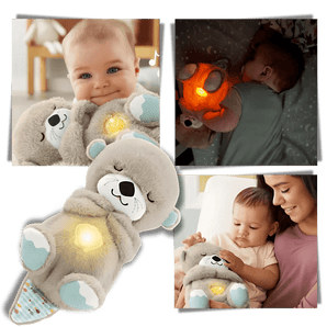 Jouet Loutre en peluche portable pour soulager l'anxiété l Jouet en peluche pour bébé 1, 3, 6+ mois - HAVENBRIDGES