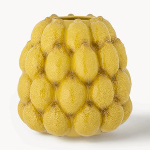 Vase artisanal Limone, haut. 22 cm Havenbridges™ - HAVENBRIDGES