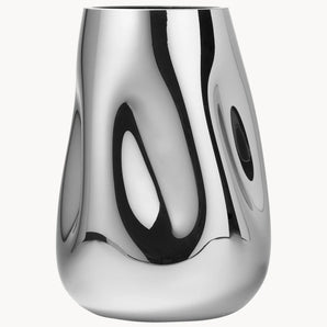 Vase en verre soufflé bouche Mirror, haut. 26 cm Havenbridges™ - HAVENBRIDGES